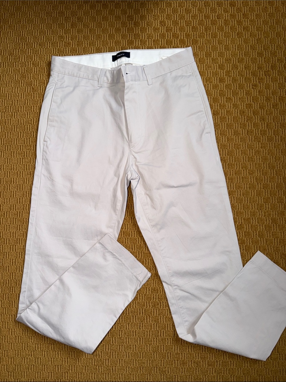 Theory Men's Light Grey Chino Pants